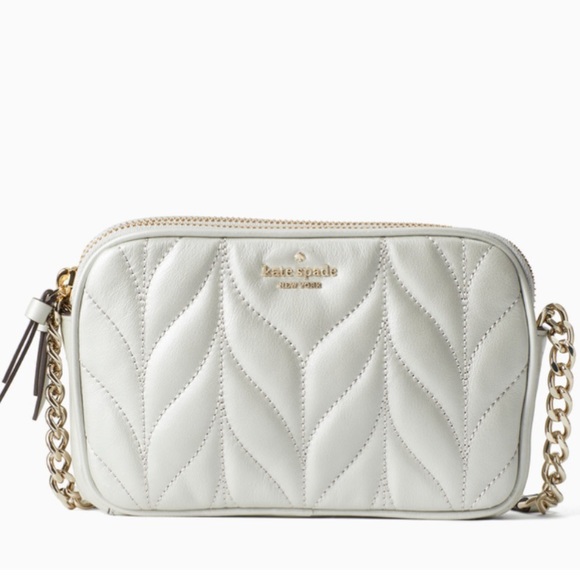 ⛔️SOLD⛔️Authentic Kate Spade Quilted leather Crosb - Picture 2 of 8